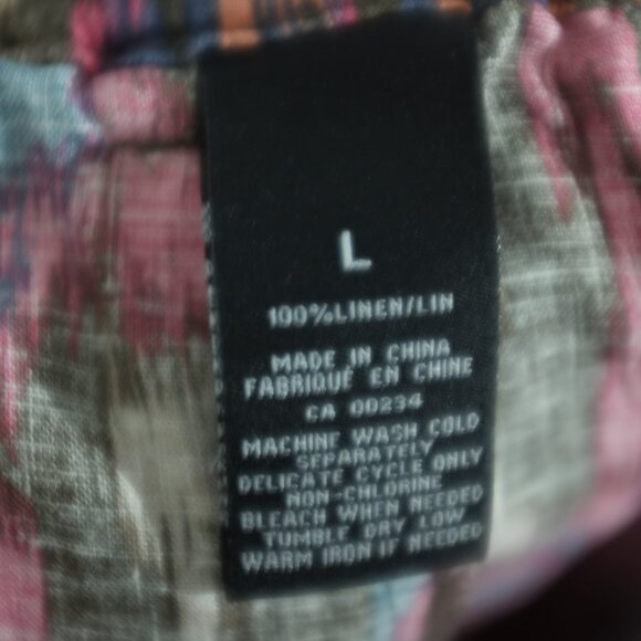 COPY - Anthropologie Marrakech Ikat slim pants 100% linen size L - Picture 6 of 9